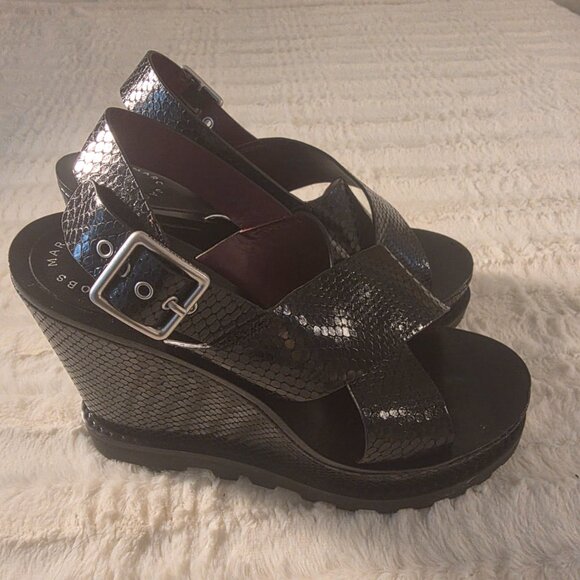 Marc Jacobs Black Platform Sandals – Size 40 - Picture 4 of 5